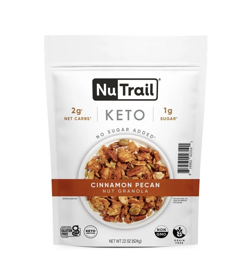 NuTrail Granola de nuez ceto baja en carbohidratos, canela nuez moscada {22 oz.} El mejor regalo para Keto D Foto 1 de 1