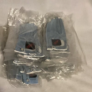 (74) NOS 1960’s Lamkin Light Blue Leather Golf Gloves Mixed Lot *RARE* - Picture 1 of 6