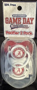 Alabama Crimson Tide - Ciuccio NCAA con licenza ufficiale confezione da 2 senza BPA - Foto 1 di 1