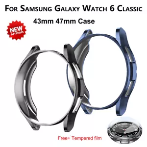 For Samsung Galaxy Watch 6 Classic 43/47mm Smart Watch Case Hollow Out TPU Case - Picture 1 of 34
