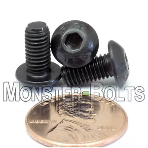 M5 x 10mm - Qty 10 - Button Head Socket Cap Screws DIN 9427 Alloy Steel 12.9 5mm - Picture 1 of 3