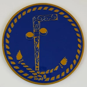 Bastón de aluminio de dos bolas con emblema automático (SCA-1205) masón masónico - Imagen 1 de 1