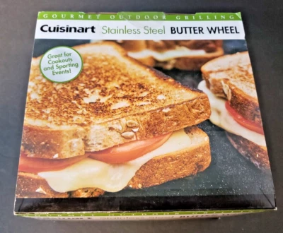 Cuisinart Stainless Steel Butter Wheel For Bread Buns Rolls New in the Box - Image 1 of 4