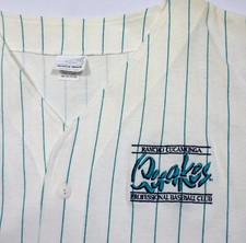 RARE VTG Rancho Cucamonga QUAKES Pro Baseball Club JERSEY Calif. One Size SEWN