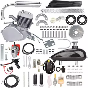 Upgraded 100CC Motorised Bike Kit 2 Stroke Motor Engine Bicycle Push Petrol Gas - Picture 1 of 20