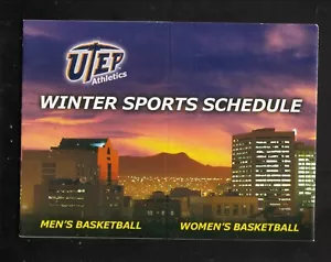 UTEP Miners 2003-04 Basketball Wintersport Spielplan Wells Fargo Village Inn - Bild 1 von 2