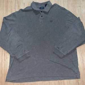 Izod Sweater Mens L Large Gray Long Sleeve Knitted Solid Adult - Picture 1 of 5
