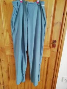 Ladies Sprayway Trousers 12 Medium Duck Egg Blue 32" Inside Leg New No Tags - Picture 1 of 12
