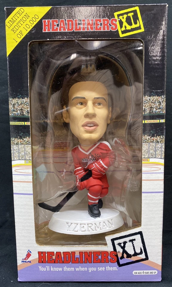 NHL Detroit Red Wings Steve Yzerman Headliners XL Figure Limited Edition 1998