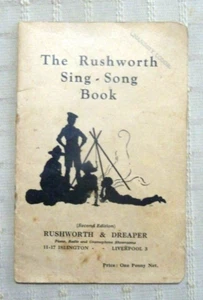 The Rushworth Sing-Song Book 2nd edition 1933 Scouts Guides Cubs - Imagen 1 de 1
