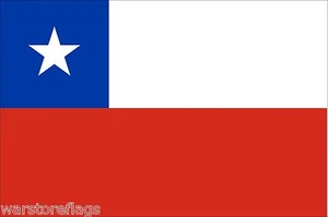 CHILE FLAG 18" X 12" for boats treehouses caravans boat caravan flags CHILEAN - Picture 1 of 1