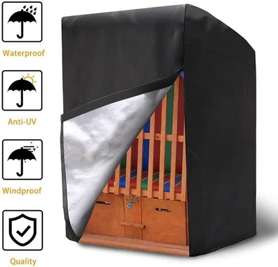 Strandkorb Schutzhülle Winterfest Strandkorbhülle XXL Abdeckhaube Abdeckung - Bild 1 von 4