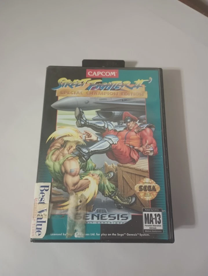 Street Fighter 2 Special Champion Edition: Sega Genesis CIB (1993) - Image 1 of 4