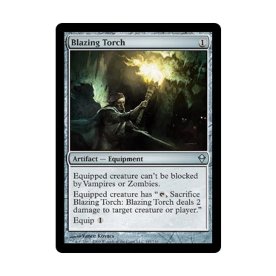 WOTC MtG Zendikar Blazing Torch (U) (x4) NM - Image 1 of 1