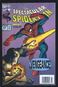 Vintage "Marvel The Spectacular Spider-Man # 212" (edicola con schede 1994) - Foto 1 di 2
