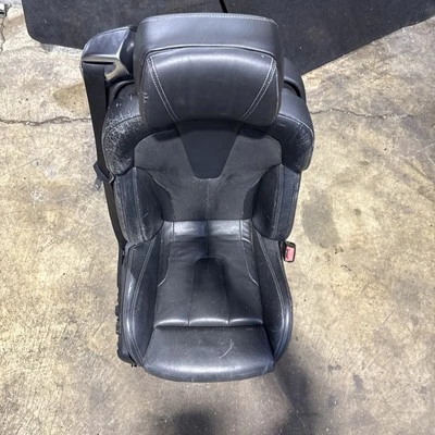12-14 OEM BMW F12 F13 M6 pasajero delantero asiento térmico cuero negro merino Foto 1 de 4
