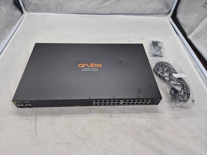 Aruba 6000 CX Power Over Ethernet Switch 24x GbE RJ45 Ports (R8N87A) - Picture 1 of 5