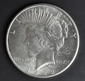 1922 S - Peace Dollar -- GEM BU - Picture 1 of 5