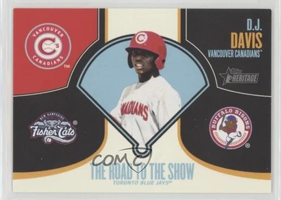2013 Topps Heritage Minor League Edition The Road to Show DJ Davis #RTTS-DDA - Image 1 of 2