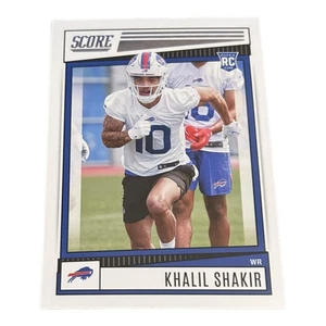 Panini Score Football 2022 NFL Karte Nr. 394 Khalil Shakir - Rookie Card - Foto 1 di 1