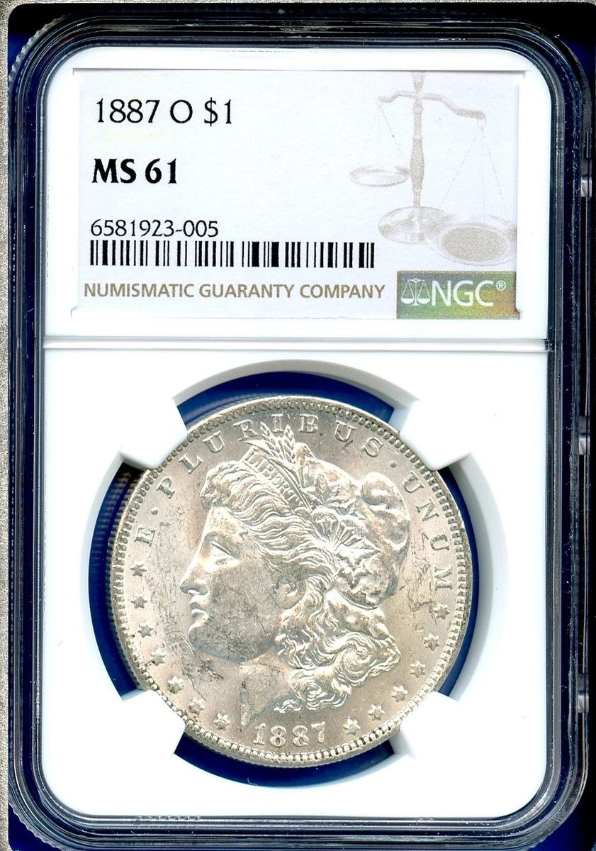MS 61 Graded 1887 Year Morgan US Dollars (1878-1921) for sale | eBay