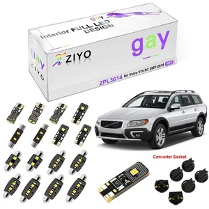 Kit de luces interiores LED para Volvo XC70 V70 2008-2017 + bombillas de matrícula - Imagen 1 de 9