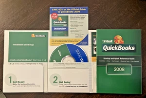Intuit QUICKBOOKS 2008 for Windows LIFETIME LICENSE CD+Ref Guide+Key+ValidCode - Picture 1 of 3