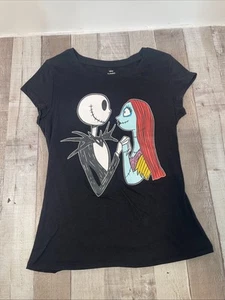 Jack & Sally Disney Damenshirt schwarz Large - Bild 1 von 4
