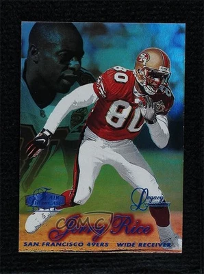 Flair Showcase Legacy Collection 1998 fila 2 sin nombre en la parte posterior/100 Jerry Rice Salón de la fama Foto 1 de 2