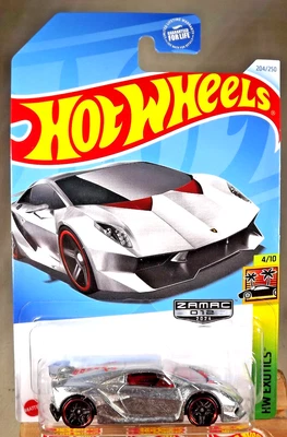 2024 Hot Wheels Walmart #12 Zamac #204 HW Exotic 4/10 LAMBORGHINI SESTO ELEMENTO - Image 1 of 4