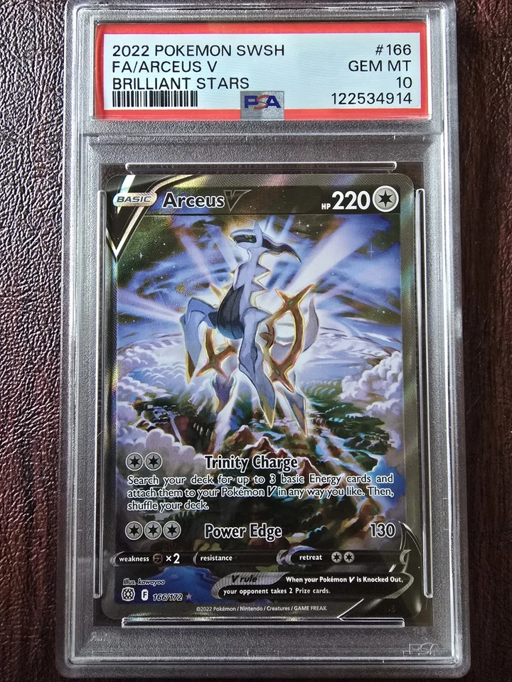 Arceus V (Alternate Full Art) 166/172 Swsh09: Brilliant Stars Holo - Image 1 of 1