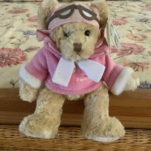 Russ British Airways 10" Amy Girl Aviator Pilot Teddy Bear Plush Cuddly Toy 10” - Picture 1 of 7