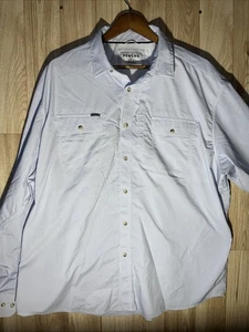 Poncho Uomo 2XL Regolare Blu Magnetico Pesca Manica Lunga Bottoni M - Foto 1 di 8