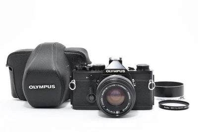 Olympus OLYMPUS OM-1 35mm Film Camera Black + F.ZUIKO AUTO-S 50mm f/1.8 2664816 - Image 1 of 4