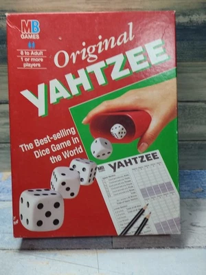 Vintage Yahtzee Original Dice Game MB Games 1997 (8+) Complete Good Condition - Image 1 of 4