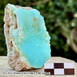 RARE: Green / Blue Aragonite | Badakhshan Province, Afghanistan | Natural - Picture 1 of 2
