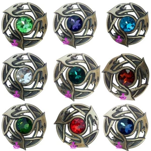 Broche a Cuadros Serpiente Kilt Mosca Para Mujeres y Hombres Highland Faja Broches Antiguo - Imagen 1 de 1