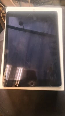 Apple Ipad Air 2 A1566 Slate Grey 128GB, Fully working but Cracked Screen - Image 1 of 4