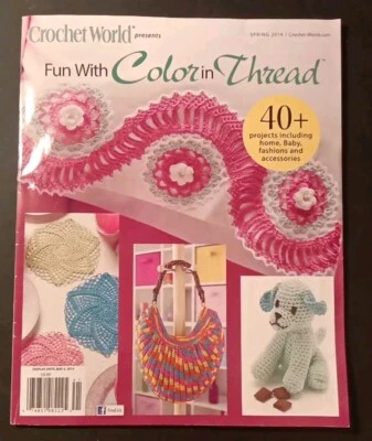 钩针世界乐趣带彩色螺纹春季 2014 — 第 1/4 张图片