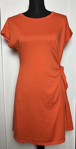 Vestido informal See You Monday para mujer mediano naranja corbata lateral fiesta - Imagen 1 de 10