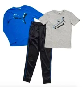 PUMA Boys 3pc. Jersey Tees & Tricot Joggers Set - Picture 1 of 1