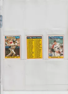 1988 TOPPS AMERICAN BASEBALL KOMPLETT 88-MINI BOX SET MIT N.RYAN, B.BONDS, ANDERE - Bild 1 von 1
