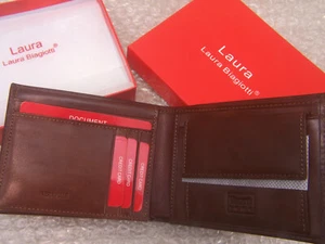 Portemonnaie / Geldbörse echt Leder "Laura Biagiotti" edles Designerstück in OVP - Bild 1 von 6