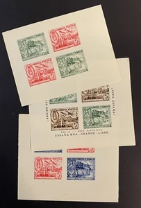1936 Spain España civil war guerra civil Epila x3 S/S MNH - Picture 1 of 5