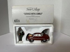 Dept 56 Original Snow Village Christmas Service With A Smile 54865 Set - Picture 1 of 10