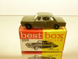 BESTBOX 2511 FORD TAUNUS 17 M 17M - GREEN L6.0cm - VERY GOOD IN BOX - 246 - Imagen 1 de 7