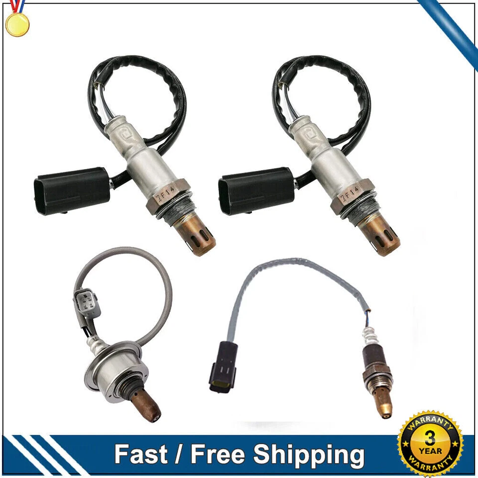 Sensor de oxígeno O2 aguas arriba + aguas abajo 4 piezas para Nissan Murano 2009-2010 3,5 L V6 Foto 1 de 4