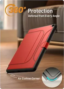 Poetic Explorer Magnetic Folio Stand Case For Google Pixel Tablet 2023 Red - Picture 1 of 7
