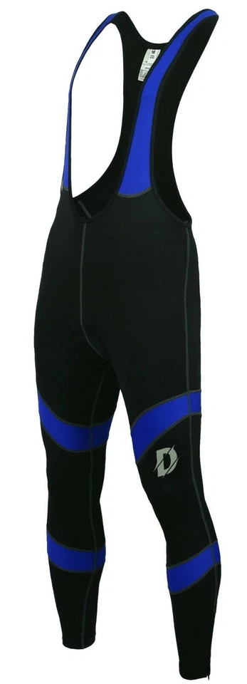 Calças justas masculinas para ciclismo inverno bicicleta acolchoada térmica meia-calça de ciclismo - Imagem 1 de 1