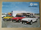 MG midget car brochure.MGB GT car brochure.Leyland cars brochure.